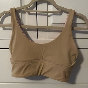 Pink/Tan Reversible Lululemon Sports Bra (6)